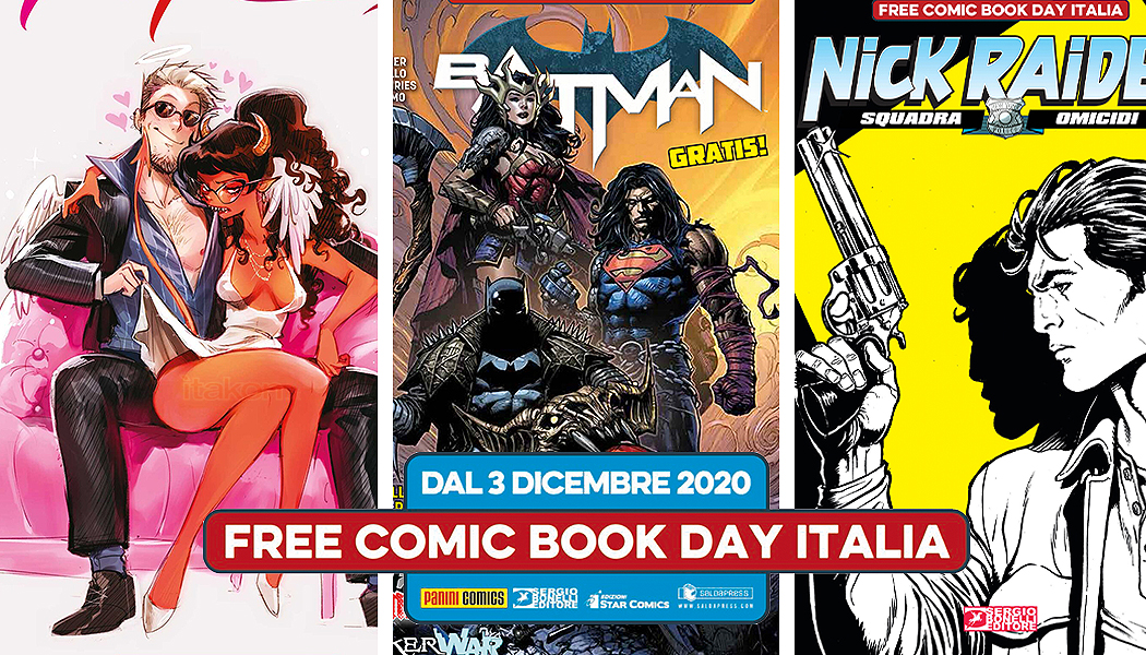 Free comic book day dal 3 dicembre 2020 alla Delta Comics!