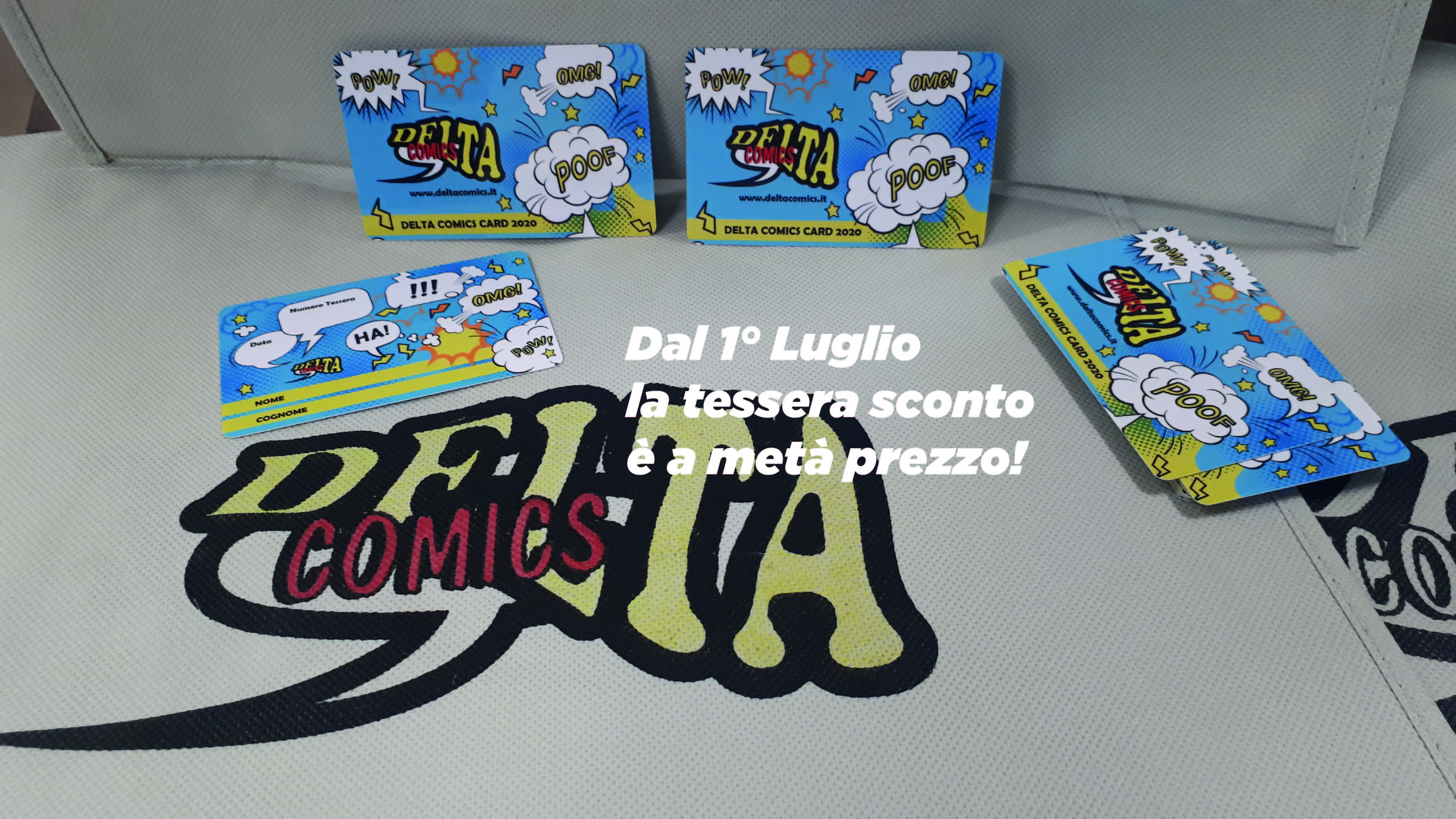 La Delta Comics Card 2020 a metà prezzo!