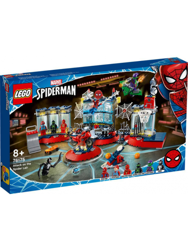 Lego 76175 - Attacco al covo del ragno - Spider-man - Marvel 