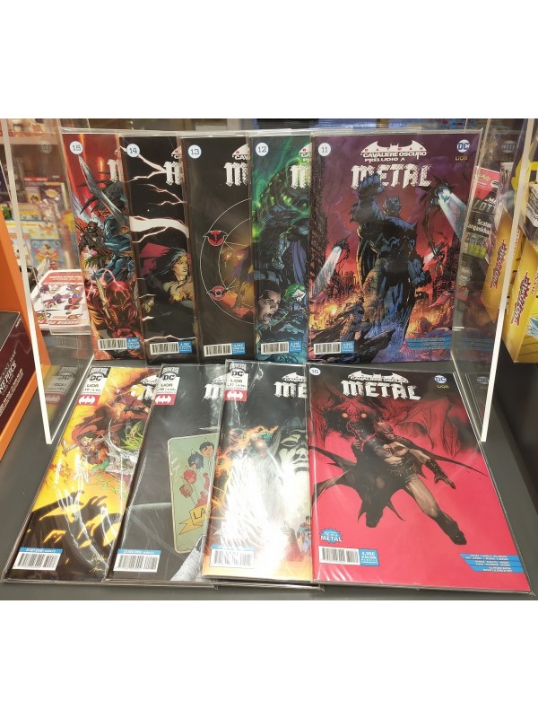 Batman Il Cavaliere Oscuro Preludio a Metal + Batman Il Cavaliere Oscuro Metal - RW Lion - Miniserie completa 9 albi