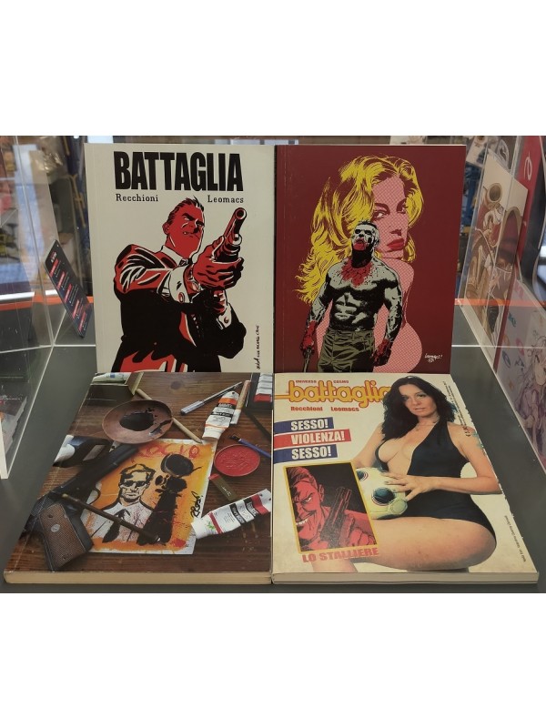Battaglia - Cosmo Noir - Sequenza in blocco 6/9 in edizione Variant - Editoriale Cosmo