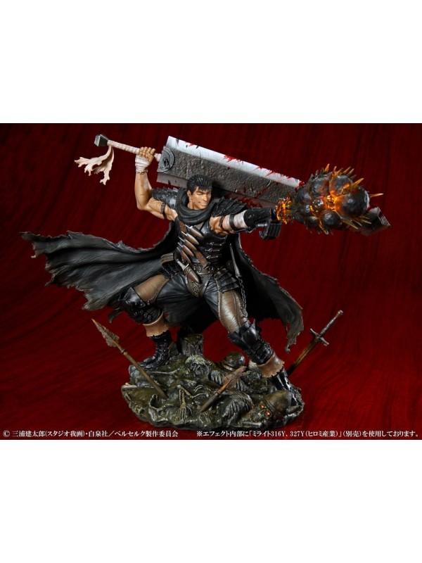 Guts - Black Swordsman Ver. - Berserk - 1/7 Scale Painted Figure - PVC Statue 1/7 (26 cm) - Medicos Entertainment