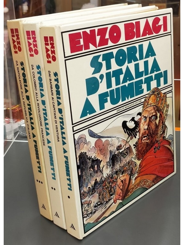 Storia D'Italia a Fumetti - Enzo Biagi - Pack Volumi 1, 2 e 3 - Arnoldo Mondadori Editore