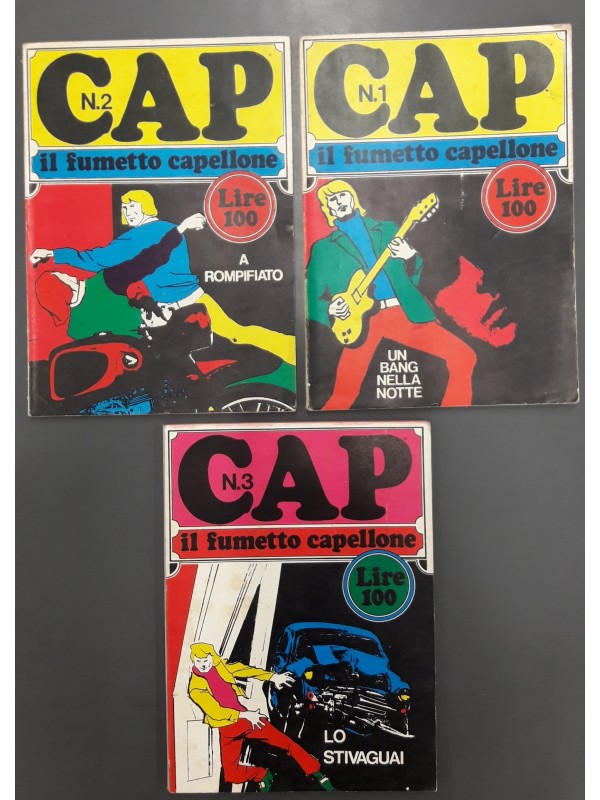 Cap - Il Fumetto Cappellone - Anno1 - Editrice Sessantasei - Erregi - Serie completa 1/3