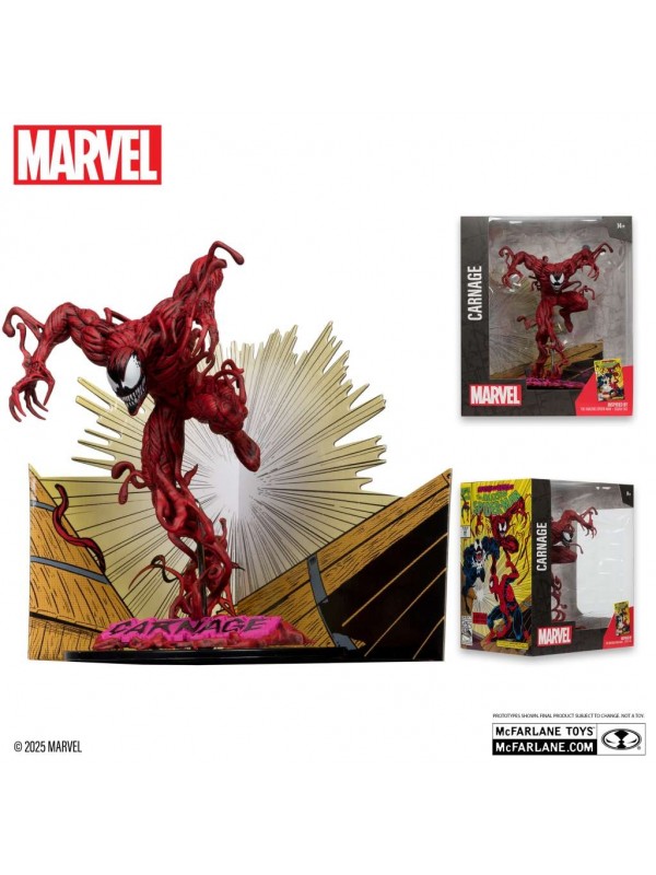 Carnage - The Amazing Spider-Man Issue# 362 Cover Art - 1/10 Figure - McFarlane Toys