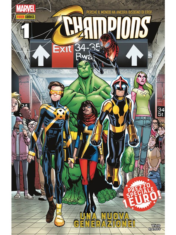 Champions - Sequenza in blocco 1/16 - Panini Comics