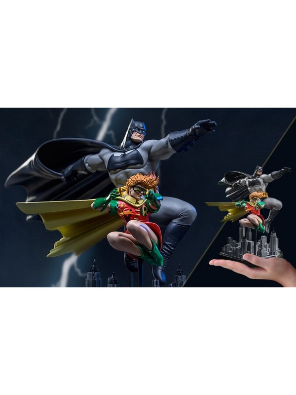 Batman & Robin - The Dark Knight Returns by Frank Miller - Art Scale 1/10 Deluxe - Iron Studios