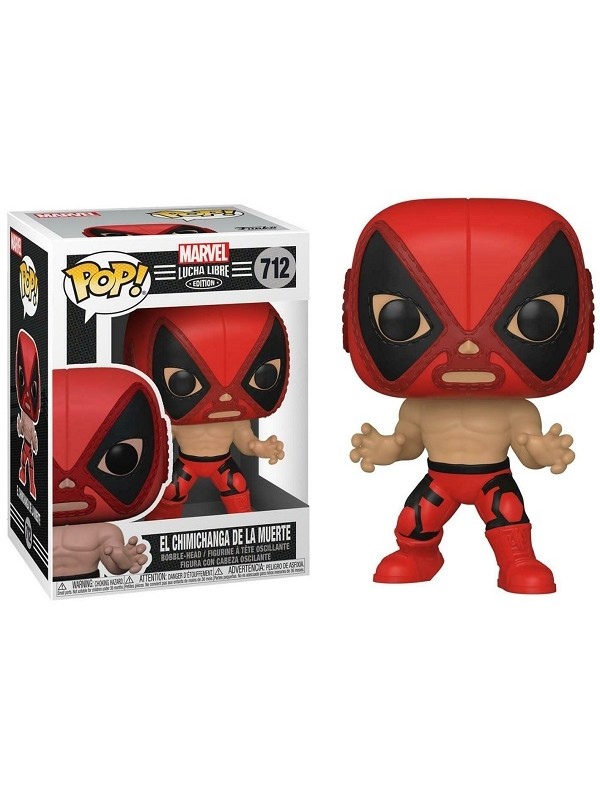 El Chimichanga de la Muerte (Deadpool) - Marvel Lucha Libre Edition - Bobble-Head - Pop! 712