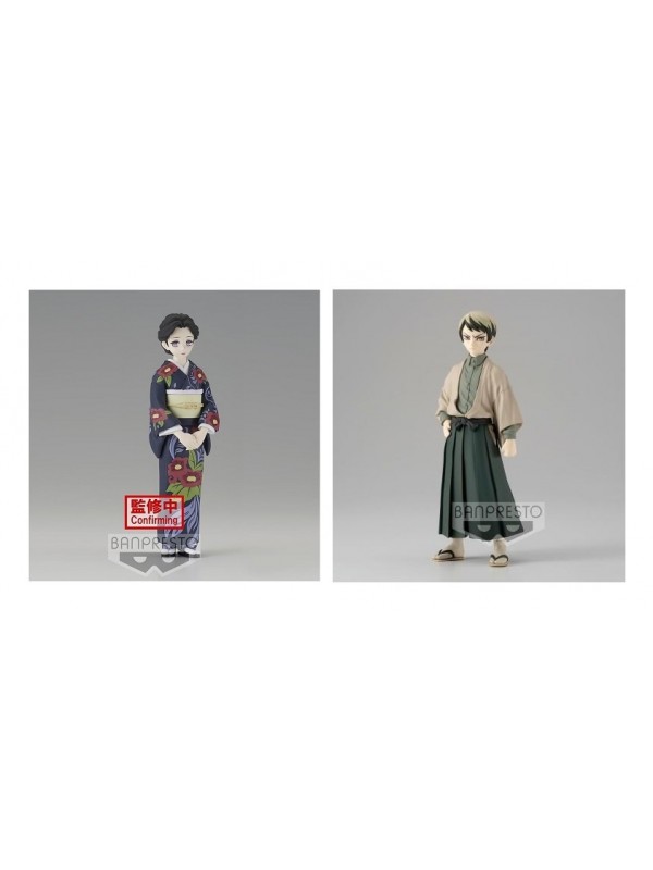 TAMAYO + YUSHIRO - DEMON SLAYER VOL.22 - BANPRESTO COPPIA DI STATUE di 14CM - Bandai/Banpresto