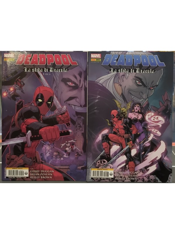Deadpool - La Sfida di Dracula - Marvel Icon - Serie completa 1/2 - Panini Comics