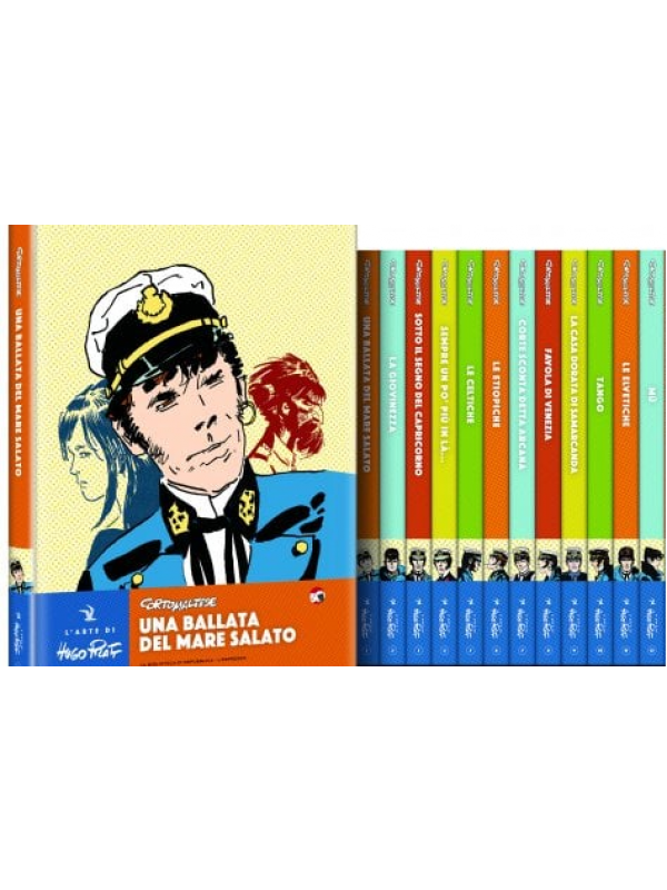 Corto Maltese - L'Arte di Hugo Pratt - La Biblioteca di Repubblica - L'Espresso - Serie completa 1/12