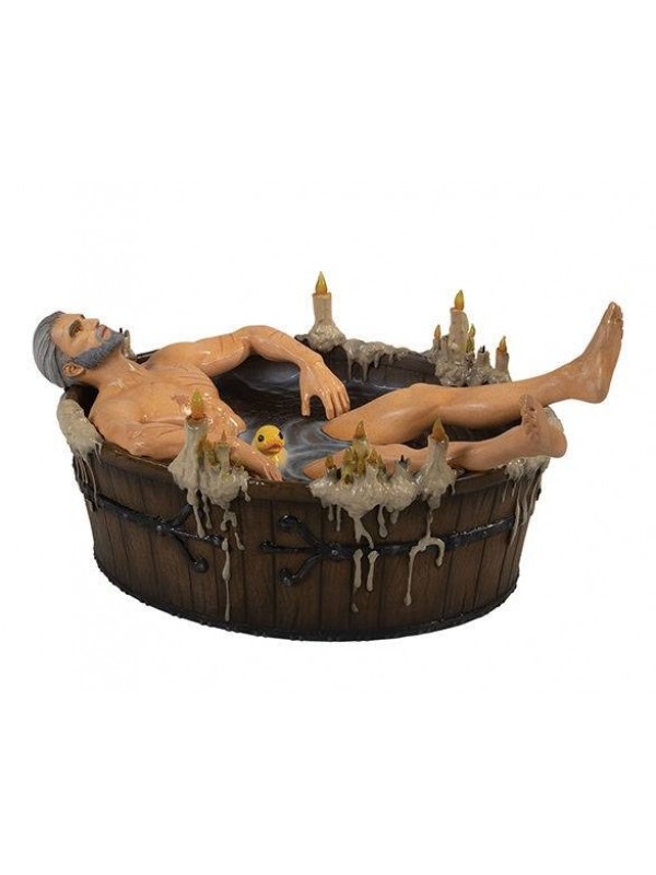 Geralt in the Bath - The Witcher 3 Wild Hunt - Dark Horse Comics - Statua