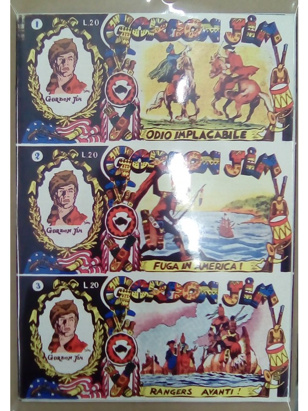 Gordon Jim - Spillati - Serie completa 1/18