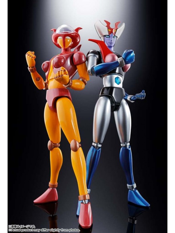 Set GX-08R Aphrodite A K7 & GX-09R Minerva X - Soul of Chogokin - Bandai