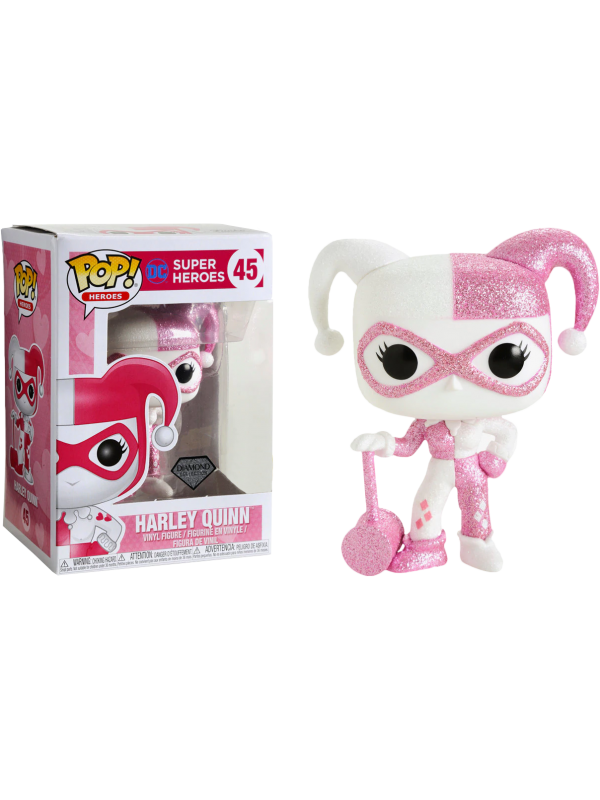 Harley Quinn - DC Super Heroes - Diamond Collection - Heroes - Funko Pop! 45