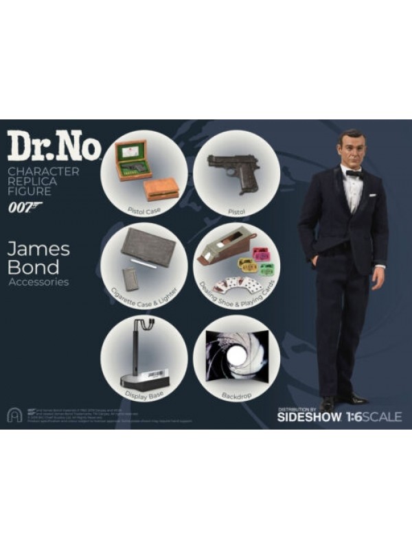 007 James Bond (Dr. No) - Sixth Scale Character Replica Figure - Big Chief Studios