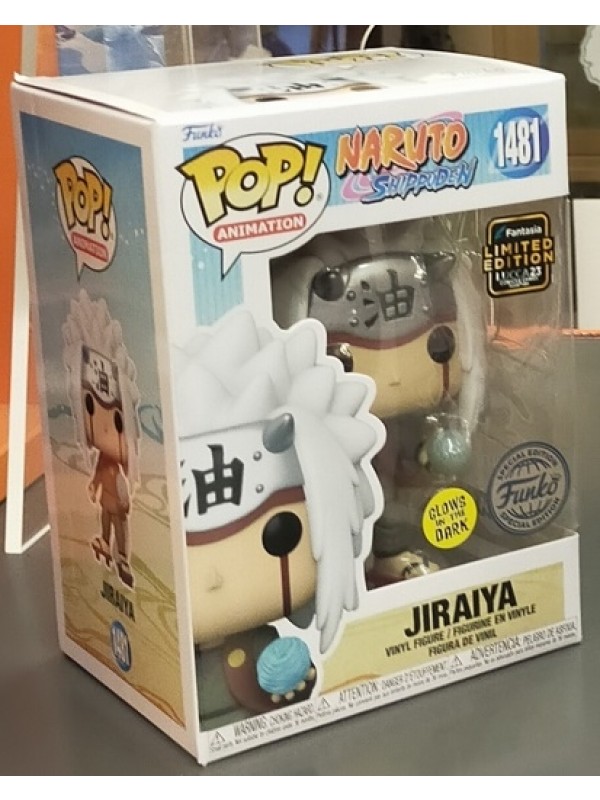 Jiraiya - Naruto Shippuden - Funko Pop! Animation 1481 Special Edition - Glows In The Dark - Lucca Comics & Games 2023 Fantasia Limited Edition