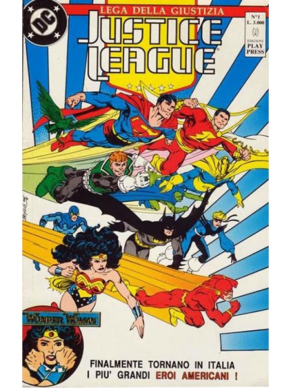 Justice League - Lega della Giustizia - Play Press - Serie completa 1/33