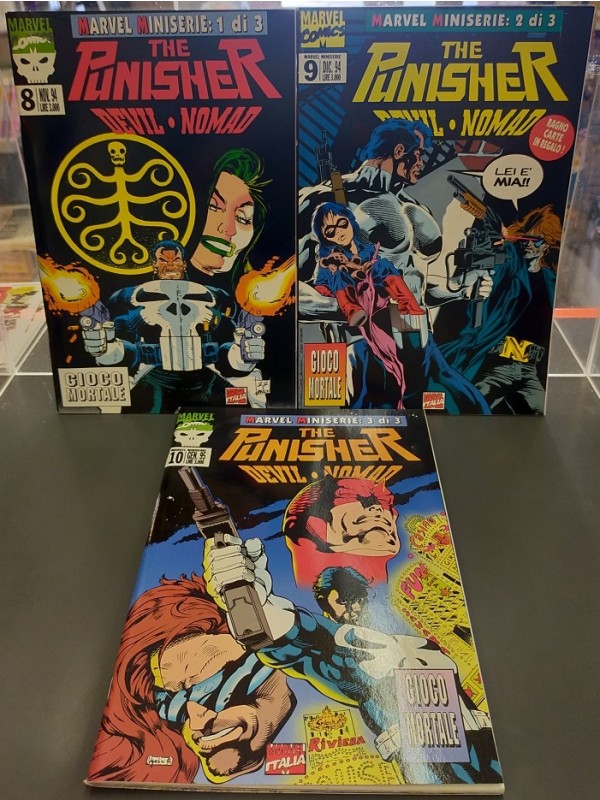 The Punisher, Devil, Nomad - Gioco Mortale - Marvel Miniserie - Serie completa 1/3