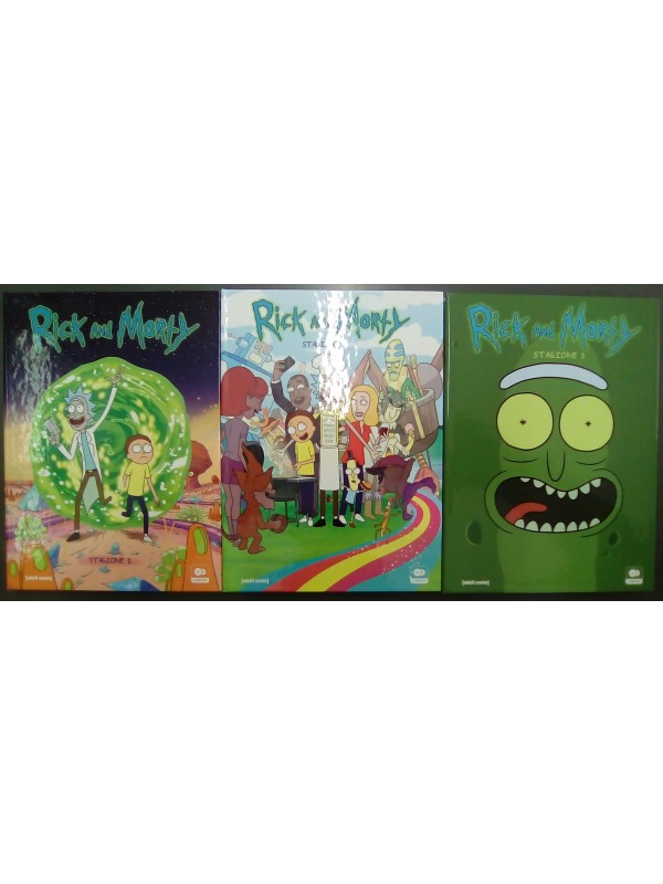 Rick and Morty - Eagle Pictures - Serie completa in DVD Stagioni 1/3