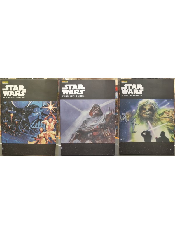 Star Wars La Trilogia a fumetti - Edizione Deluxe - Una Nuova Speranza, L'Impero Colpisce Ancora, Il Ritorno dello Jedi - Serie Completa 1/3 - Panini Comics