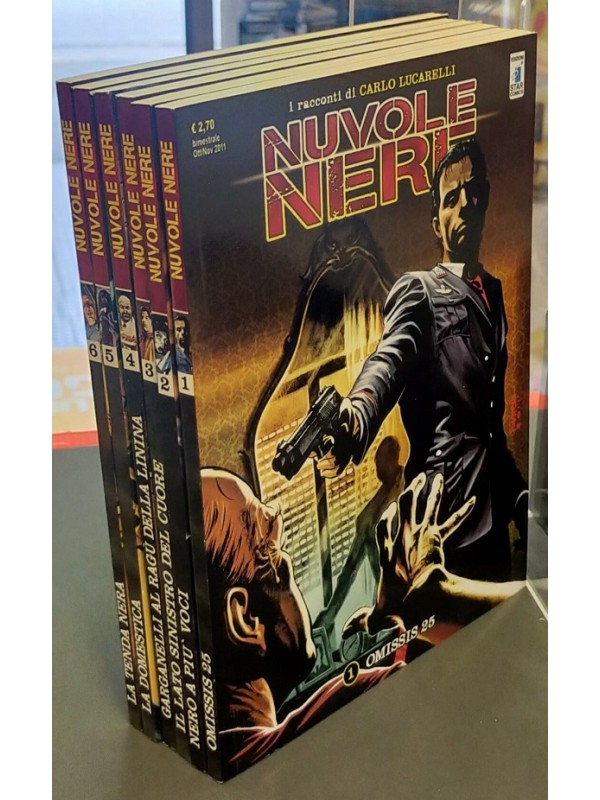 Nuvole Nere - I racconti di Carlo Lucarelli - Star Comics - Serie completa 1/6