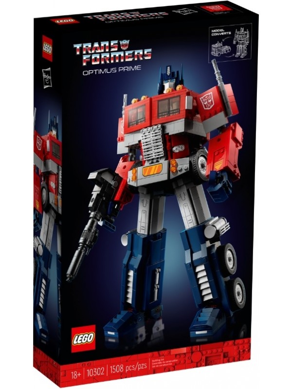 Optimus Prime - Lego 10302 - Transformers - Hasbro Takar Tomy