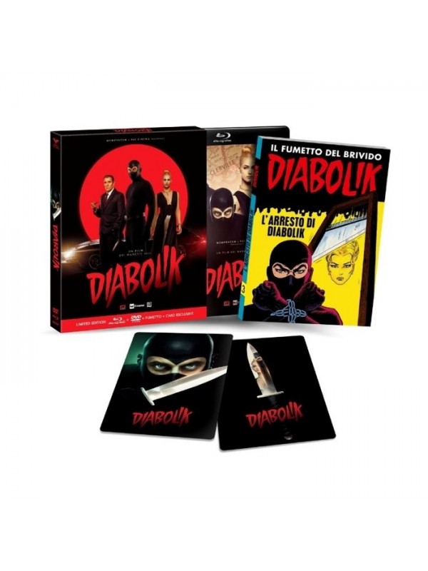 Diabolik Cofanetto - Limited Edition DVD con Fumetto e con Card Esclusive - 2021