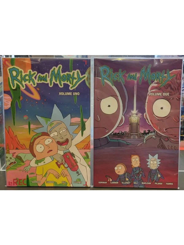 RICK AND MORTY - Pack Vol. 1 + Vol. 2 - Prima Edizione - Panini Comics