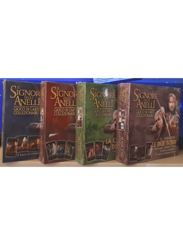 Il Signore degli Anelli - Gioco di Carte Collezionabili -  New Line Cinema - Collezione 1-2-3-4 