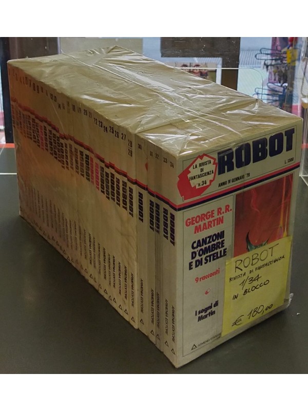 Robot - Rivista di Fantascienza - Sequenza in blocco 1/34 - Armenia Editore