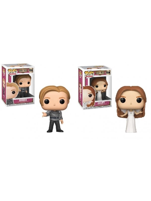 Romeo e Juliet - William Shakespeare's Romeo + Juliet - Vinyl Figure - Funko - POP! Movies 708 + 709