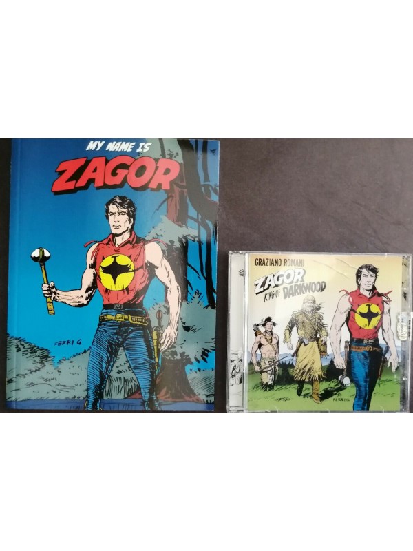 My name is Zagor + CD Zagor King of Darwood - Panini Comics 