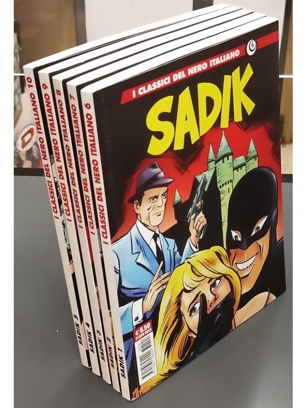 Sadik - I Classici del Nero Italiano - Serie Completa 1/5 - Editoriale Cosmo
