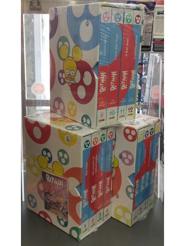 Rat-Man Saga - Serie completa 1/12 con 3 cofanetti e Albetto Speciale - Panini Comics