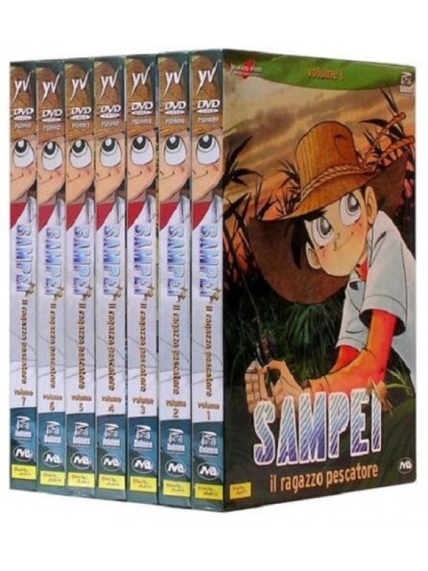 Sampei - Il Ragazzo Pescatore - Yamato Video - Serie completa di 7 Box DVD