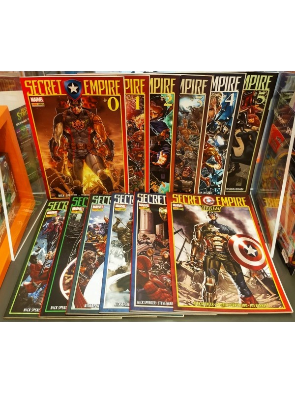 Secret Empire - Edizione Regular - Marvel Miniserie - Serie completa 0/10 + Speciale Omega - Panini Comics