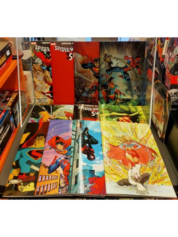 SPIDER-MAN/SUPERMAN - Marvel/DC - Pack 12 albi (Regular + 11 Variant) - Panini Comics