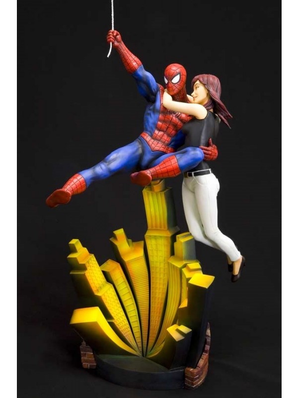 The Amazing Spider-Man - Marvel Comics Presents The Kotobukiya Collection - Spider-Man Fine Art Statue - Kotobukiya