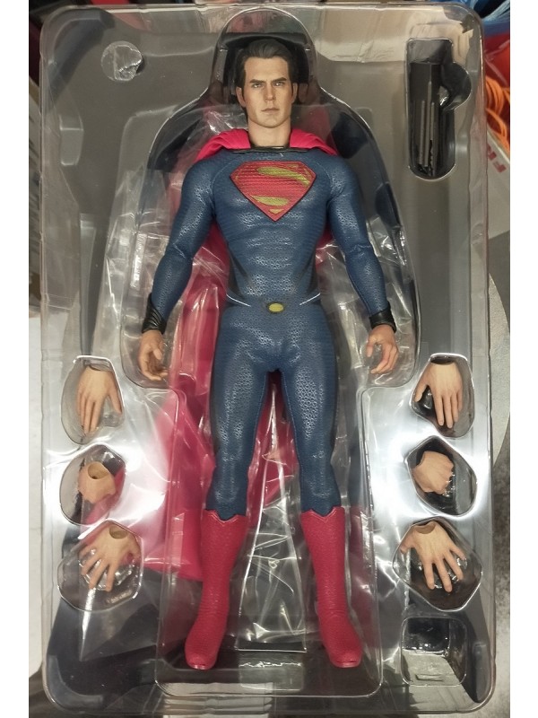Superman - SUPERMAN MAN OF STEEL - HOT TOYS Collector's Edition MMS200 - 1/6th scale collectible figure (Usato)