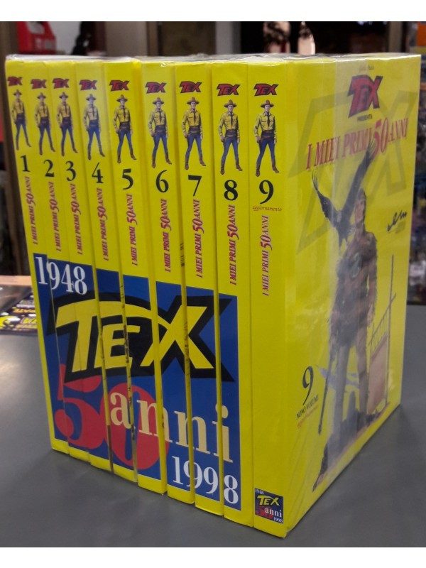 Tex - I Miei Primi 50 Anni - Editoriale Mercury - Serie completa 1/9