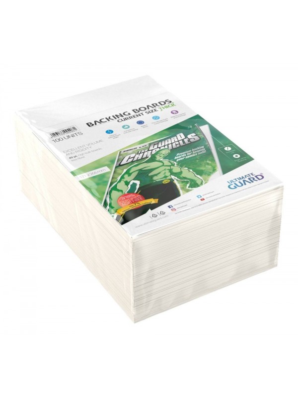 Backing Boards - Current Size Thick - Cartoncini rigidi per fumetti (formato comics 171x266 mm) - Ultimate Guard