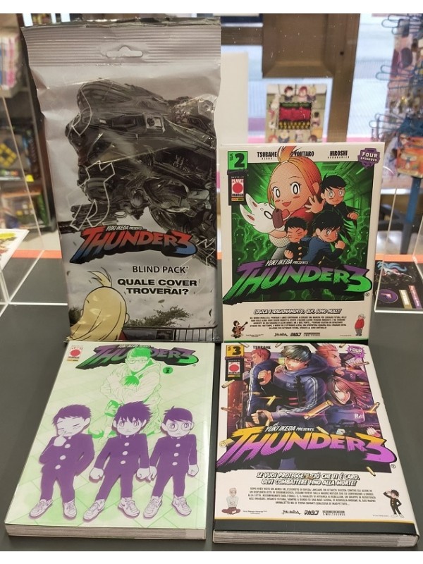 Yuki Ikeda presents...... Thunder3 - Pack 1 Blind Pack + 2 Variant + 2 e 3 Regular - Planet Manga