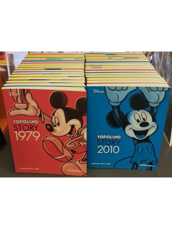 Topolino Story 1979 / 2010 - Serie Completa 0/31 - Corriere della Sera /La Gazzetta dello Sport