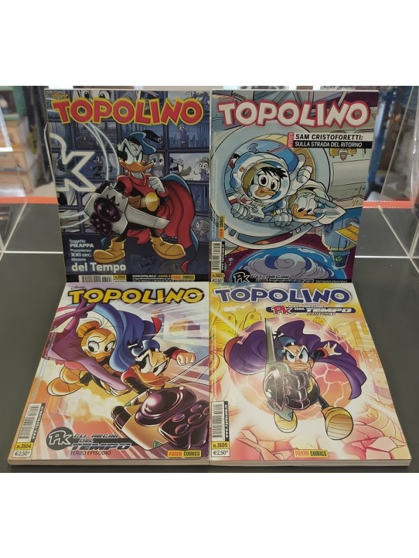 Topolino - PK Gli Argini del Tempo - Saga Completa 3102/3105 - Panini Disney