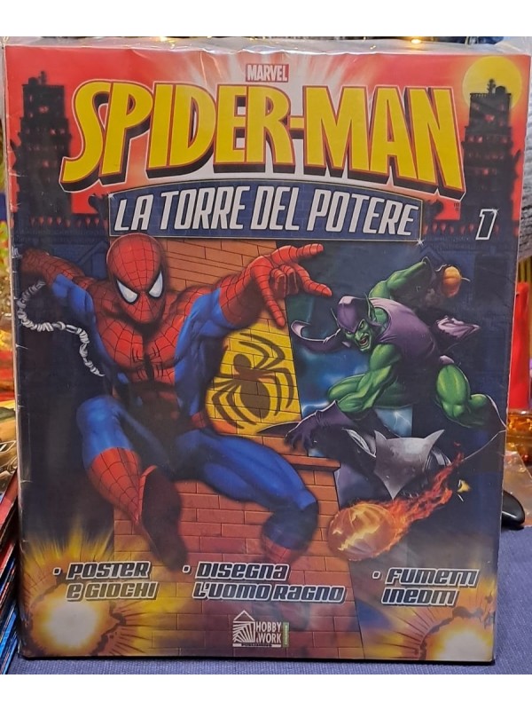 SPIDER-MAN LA TORRE DEL POTERE - Fascicoli -  Serie completa 1/80 con Poster - HOBBY&WORKS