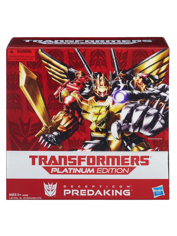 Transformers Platinum Edition Predaking Figure - Hasbro