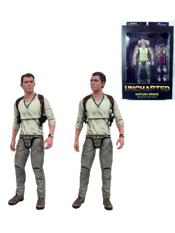  Nathan Drake - Uncharted - Delux Action Figure - Diamond Selection Toys