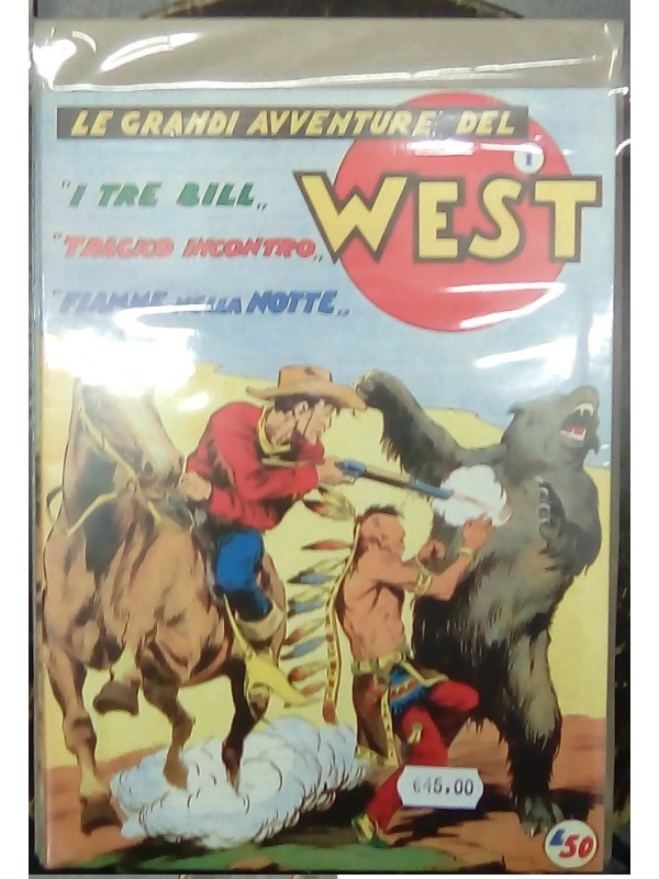 Le Grandi Avventure del West - Ristampe anastatiche - Serie completa 1/9