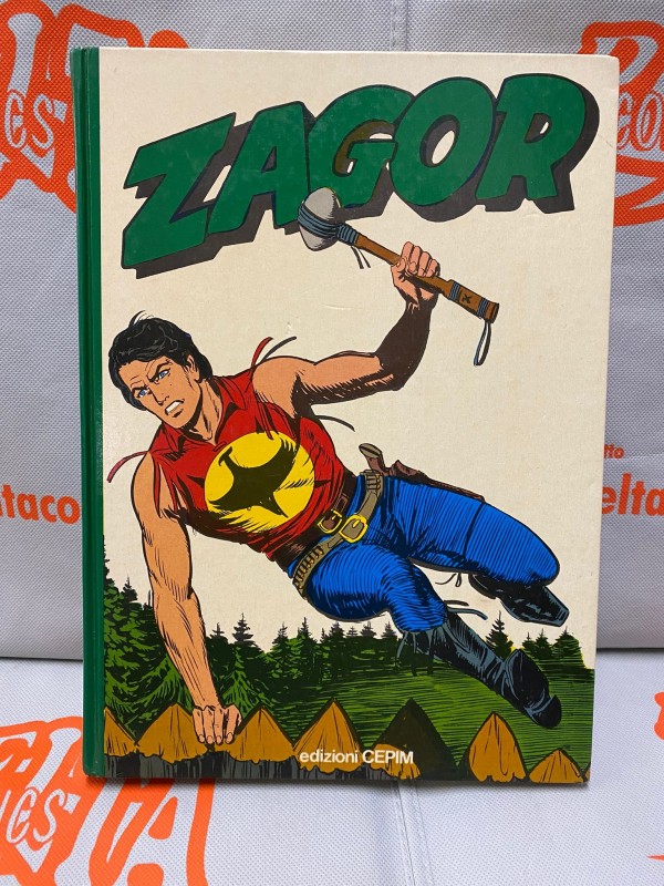 Zagor Lo spirito con la scure - Volume Cartonato "verde" a colori 1977 - edizioni CEPIM 